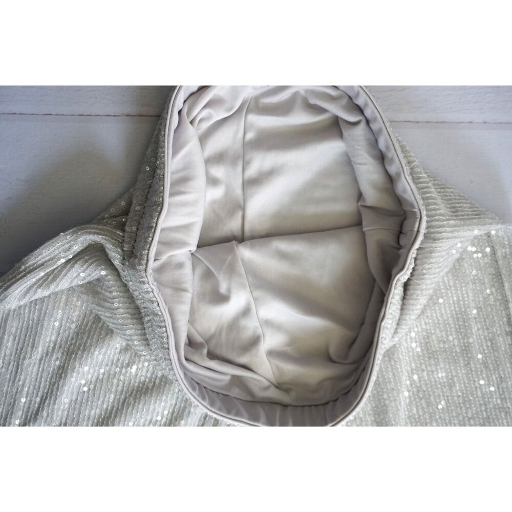 Wild Fable Women’s Mid-Rise Gray Wide-Leg Holiday Sequin Pants - Size M, NWT - Picture 5 of 7
